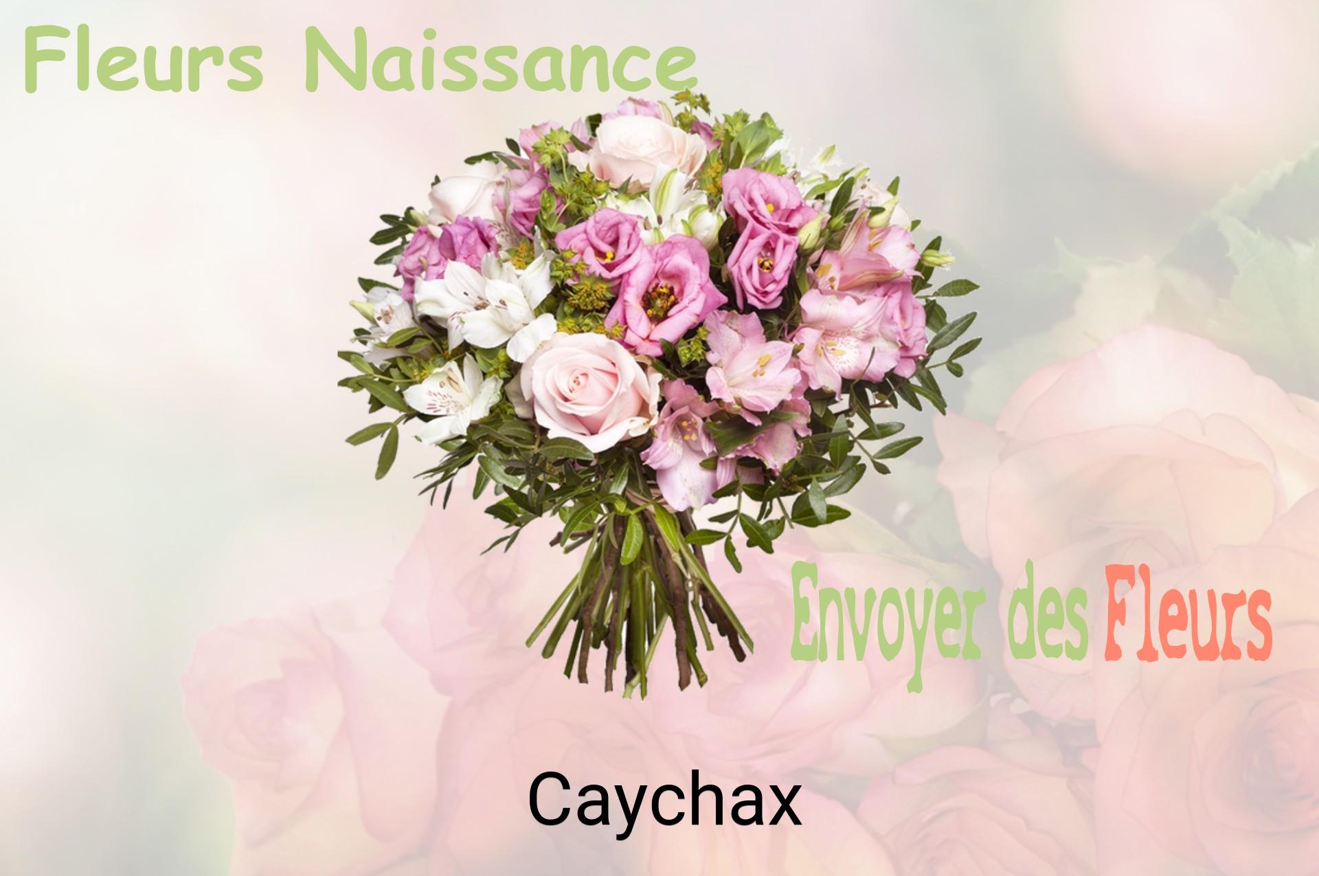 Bouquet de fleurs de naissance livré à Caychax